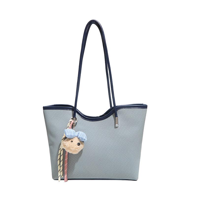 Fashionable and Simple Large-capacity Bag Commuting Single-shoulder Bag Tote Bag, Bucket Bag