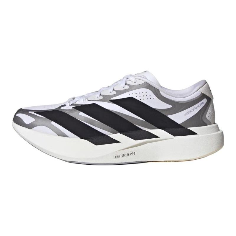 adidas Adizero Evo SL EXO men marathon running shoes white-black KI4763 42.5