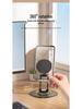 Aluminum Alloy Magnetic Phone Stand: Foldable, Height Adjustable, Multi-functional Desktop Holder for Live Streaming