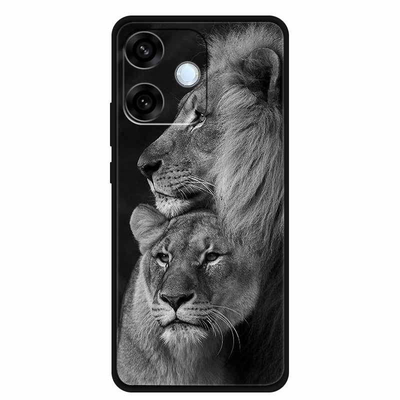 For Oppo A5 Pro 4G 5G Case 6.67" Soft TPU Silicone Funda Cut Cat Flower Painted Back Cover for Oppo A5 Pro 5G Global Shell Coque