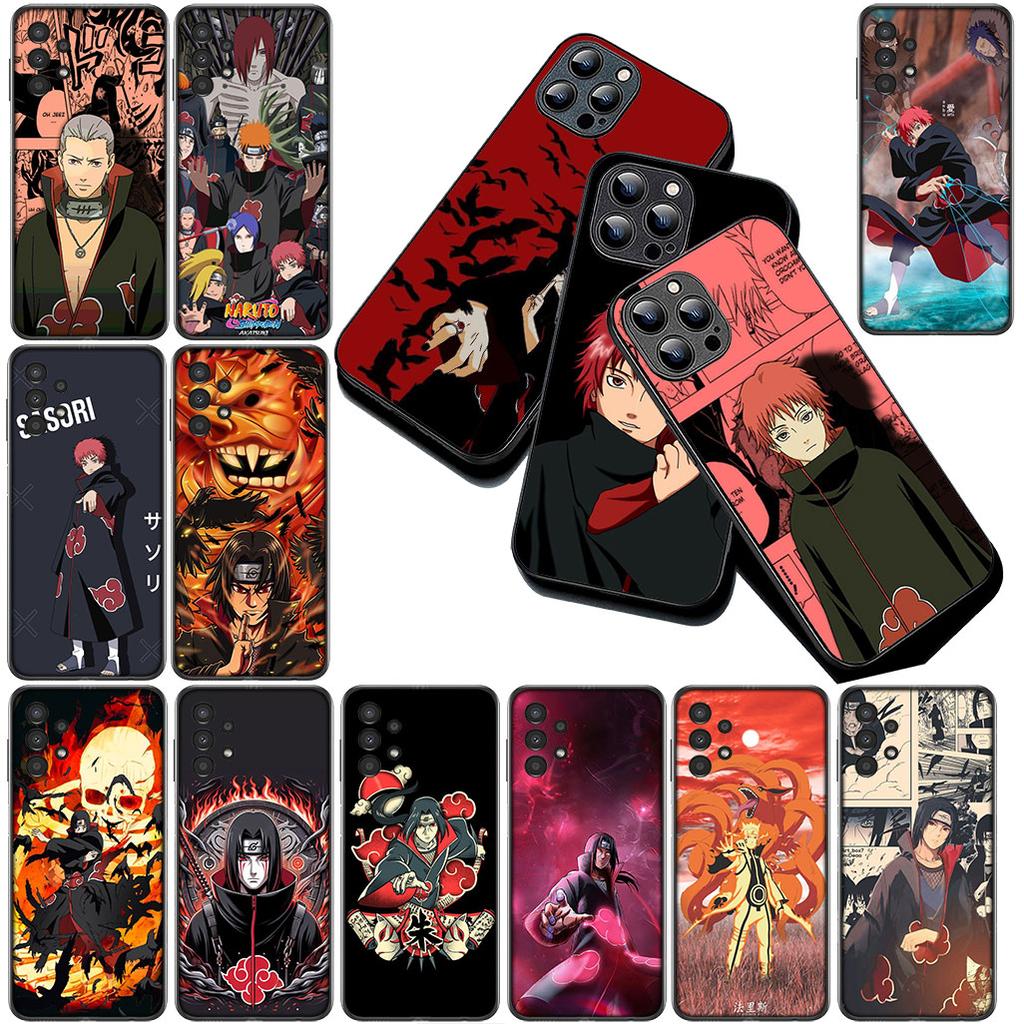 Casing for Apple iPhone 12 13 Pro Max Mini ProMax X XR Air 13Pro XS Phone Cover Soft Case Sasori Narutos Itachi Uchiha Akatsuki