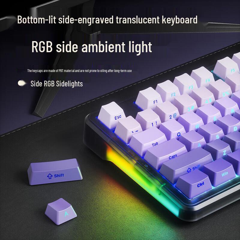 AULA L87 87-Key Tri-Mode Hot-Swappable RGB Mechanical Keyboard