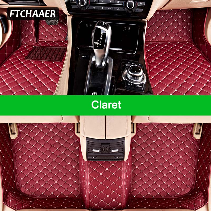 FTCHAAER Custom Car Floor Mats For BMW 3er E90 2005-2013 316-335 Auto Carpets Foot Coche Accessorie