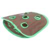 9 Holes Cat Toy Cat Interactive Tunnel Toy Fun Mouse Chasing Toy Collapsible Puzzle Exercise Toy with Bell for