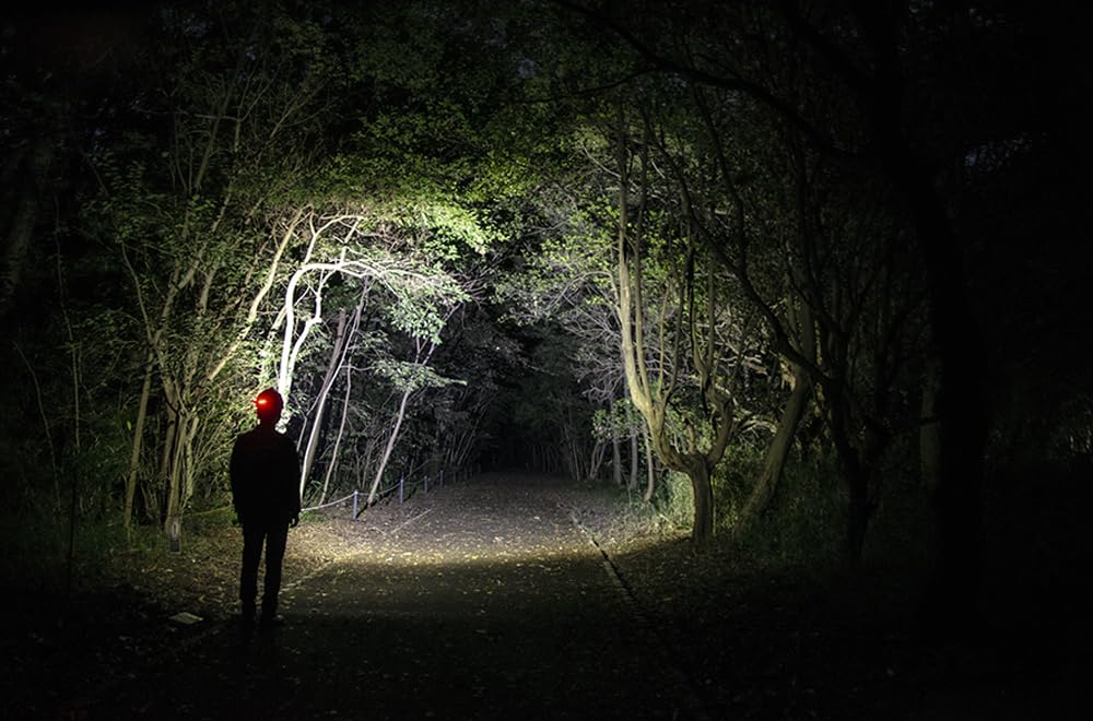 GENTOS Head Vader LED USB 720 Hours of Operational Run Rear View Requires Dedicated Rechargeable Battery HV-1000R Headlamp, Rechargeable, Lumens, 6.5