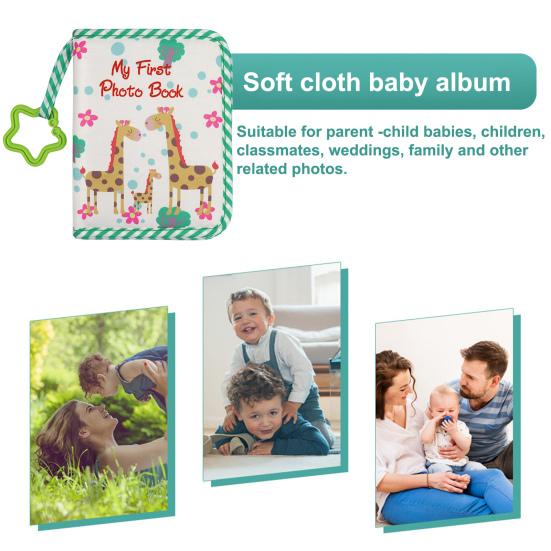 Baby Photo Album Promote Brain Development Create Lasting Memories Soft Cloth Photo Book for Newborns
