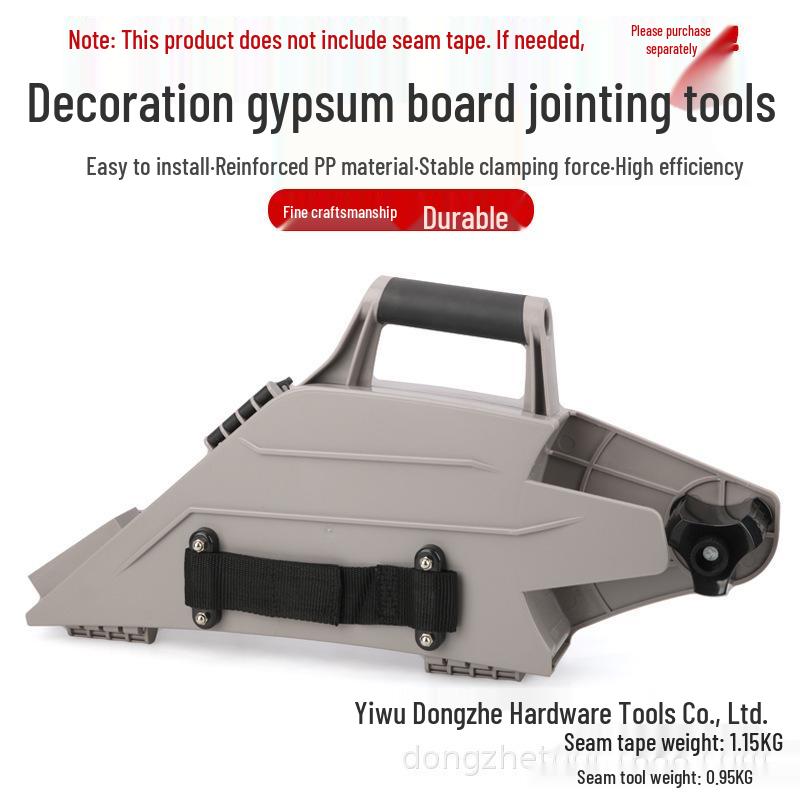 Multipurpose Gypsum Board Caulking and Splicing Tool for Seam Clamping and Holding
