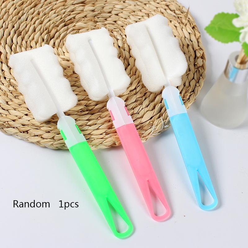 

Щетка для бутылок Губка для мытья стеклянных кастрюль Кухонный инструмент для чистки бокалов Random 1pcs