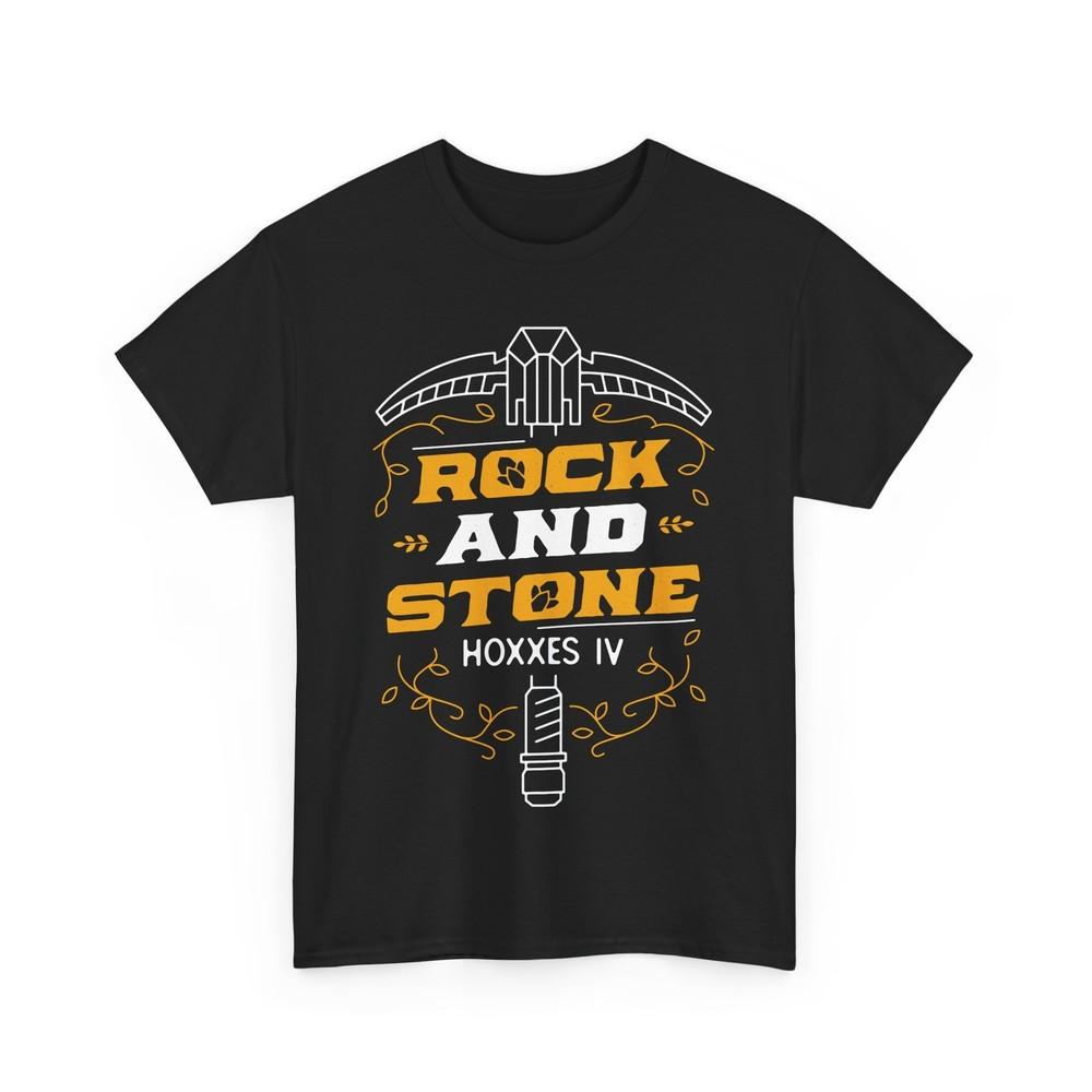 

Hoxxes IV Emblem Unisex T-Shirt. Deep Rock Galactic Video Game. Dwarf. Minig. XL