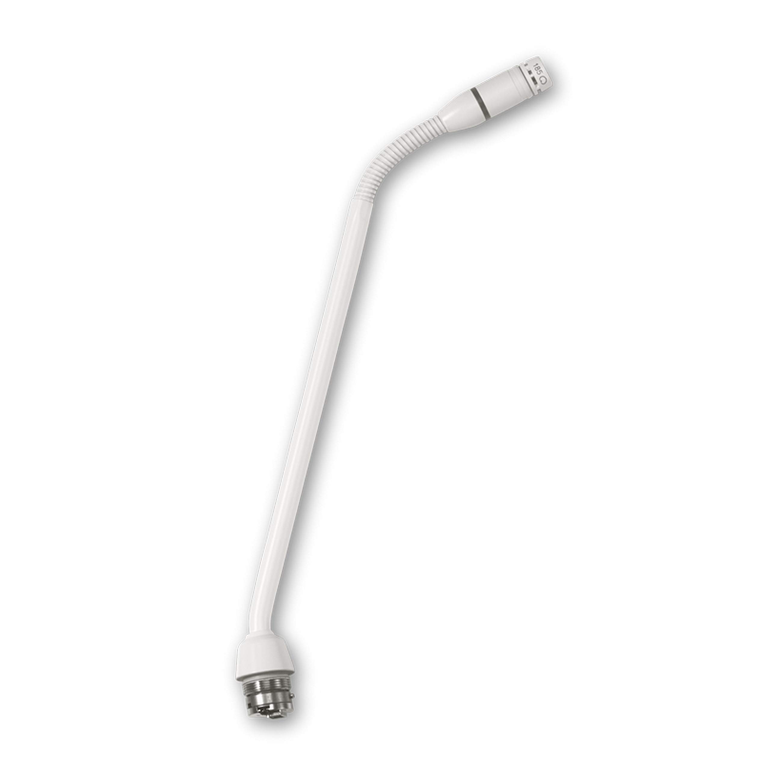 

Shure 10 inch gooseneck microphone with light ring white MX410WRLP/N білий