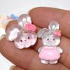 Cherry Blossom Resin Rabbit Hair Clip Accessories