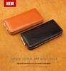 Unisex Oil Wax Cowhide Leather Wallet: Long Zip Design, Bestseller In Japan