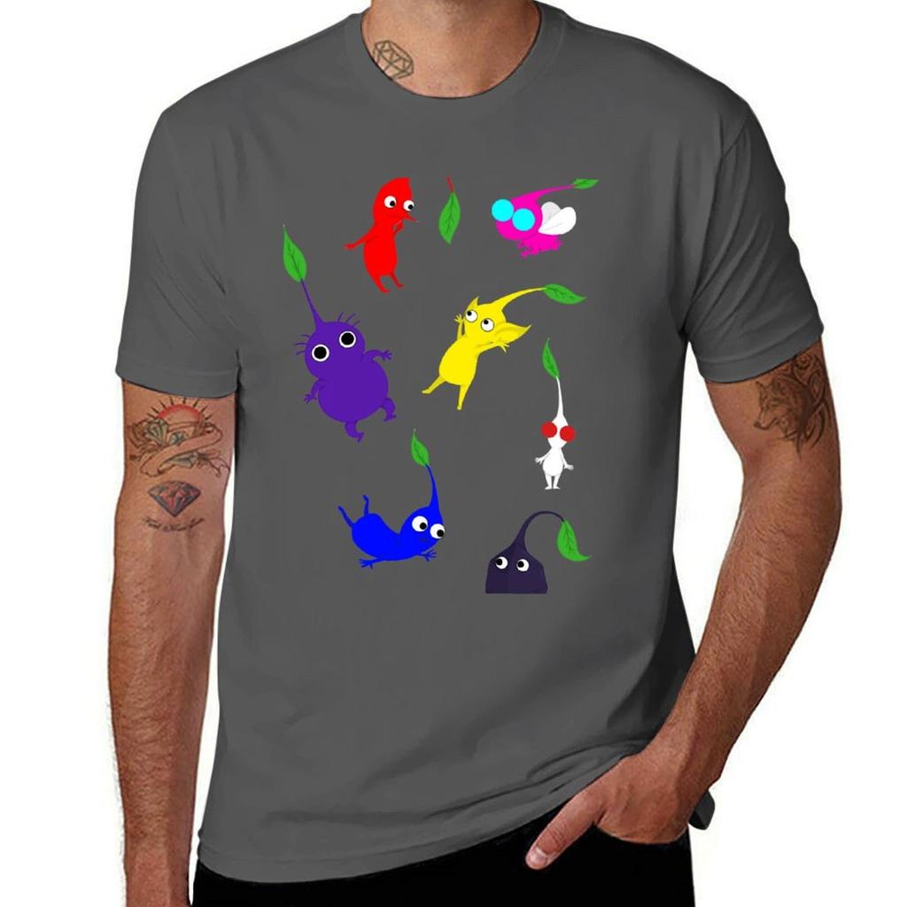 Pikmin Tshirt Large Size Breathable Tee Tshirt