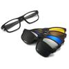 High Performance 2256 Magnet Clip Square Myopia Eyeglasses 0 -0.5 -1.0 -2.0 To -6.0 Hyperopia Sunglasses +0.5 +1.0 +2.0 To +6
