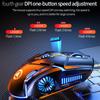 Gaming Mouse - Wired, 6 Buttons, 7 Color LED Light, Used for Games and Office, Compatible with Computer/Laptop/Tablets