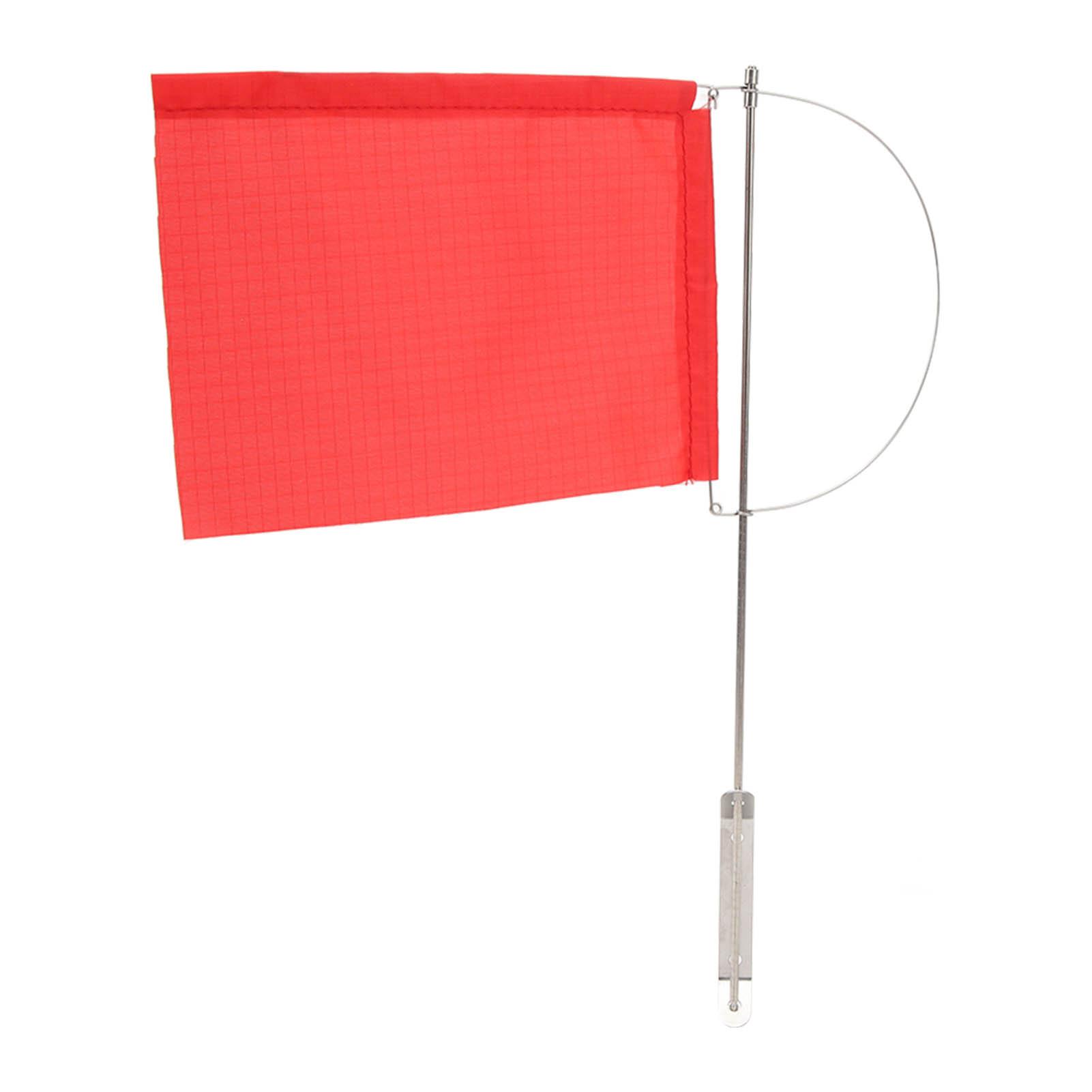 

Wind Indicator Flag Monotypes Marine Mast Flag Wind Indicator Stainless Steel Red Boat Flag for Sailboat Yacht 185x135mm / 7.28x5.31 in