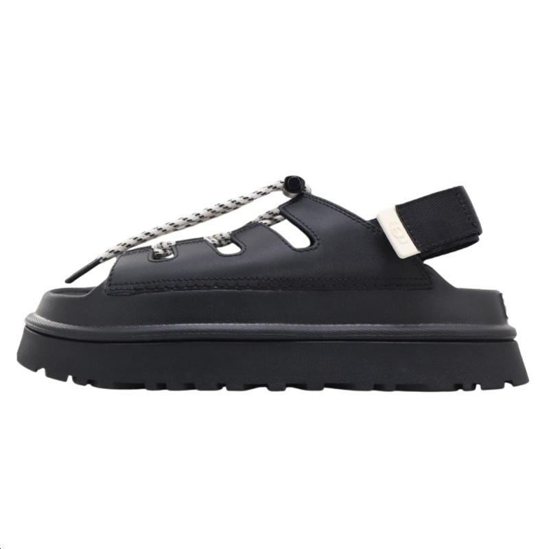 (WMNS) UGG GoldenGlow Toggle Sandals Black Women s 1179370-BLK EU 40
