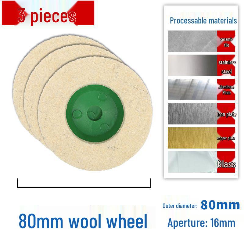 Mini 76mm (3") Angle Grinder Blade: Metal Grinding & Polishing Disc, Cutting Wheel 10mm Arbor.