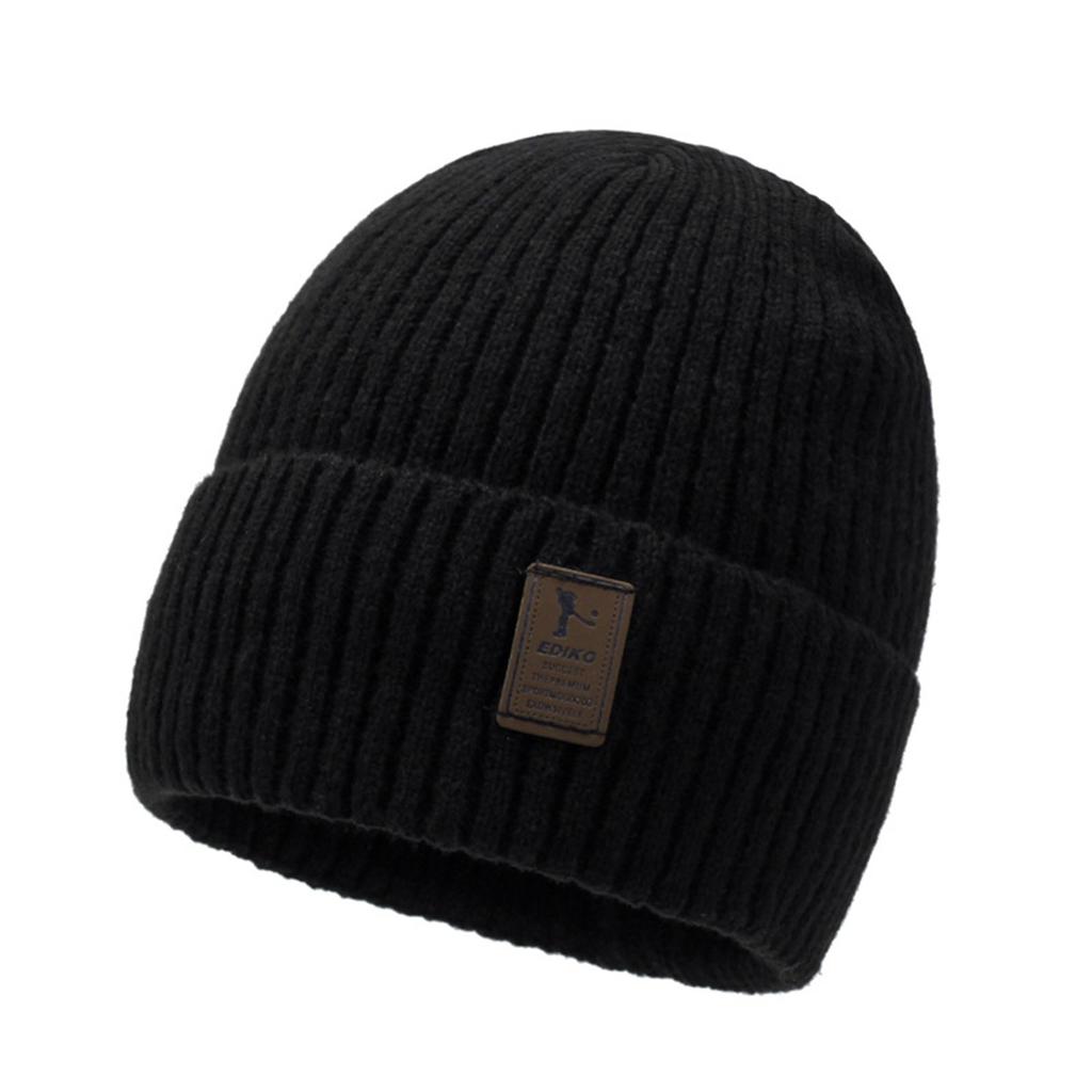 Men's And Women's Knitted Hats For And Winter Cold Plus Velvet Hats Fashionable Wool Hats Outdoor Sports Pullover Hats