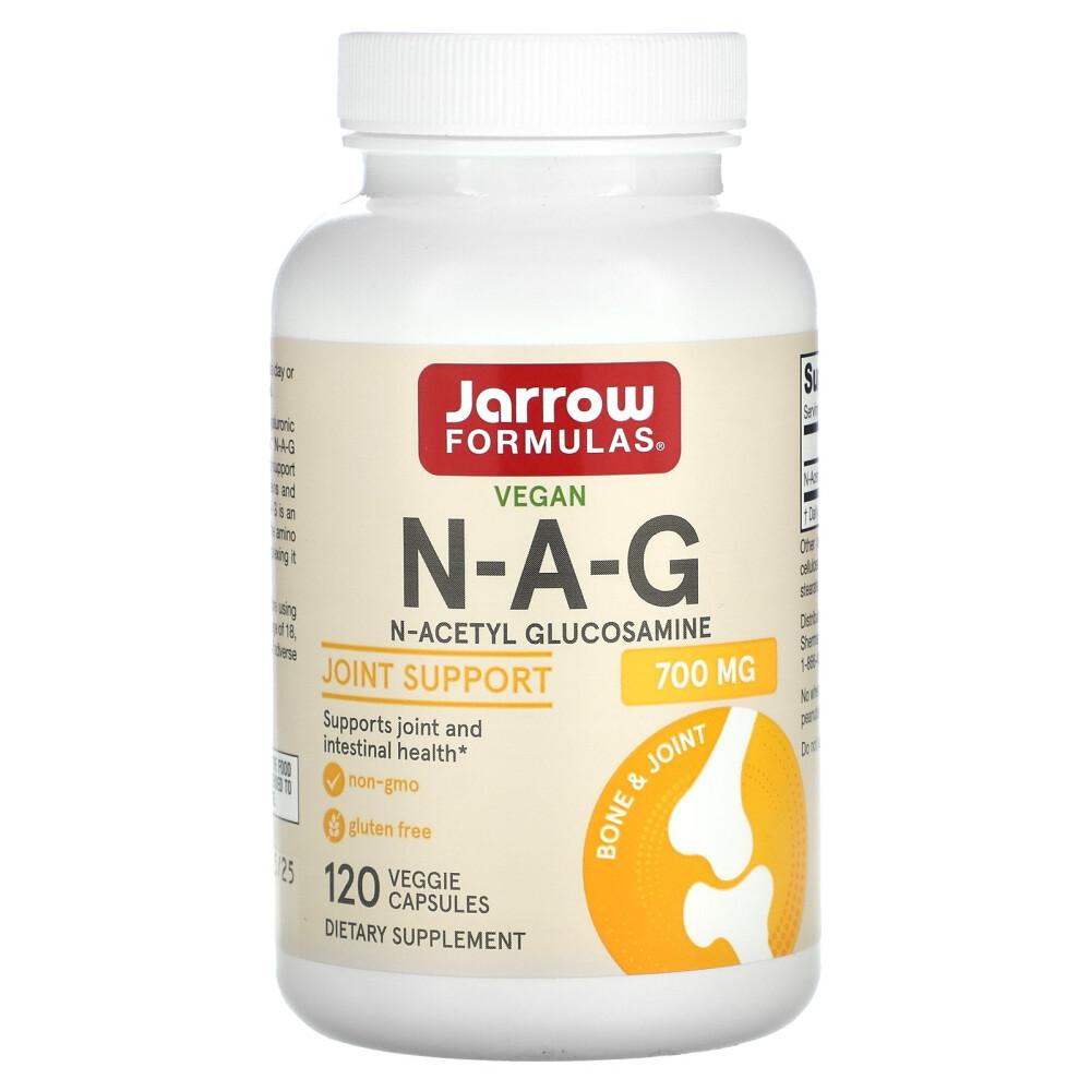 

Jarrow Formulas N-A-G 700mg Veggie Capsules, 120 Count 120 pcs - 1 ea