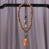 Golden Sandalwood Cute Star Gourd Car Pendant for Peace