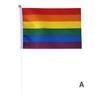 New 10PCS/Pack Outdoor Decorative Flags Festive Hand Waving Flags Colorful Flags Outdoor Courtyard Hand Waving Flag Camping