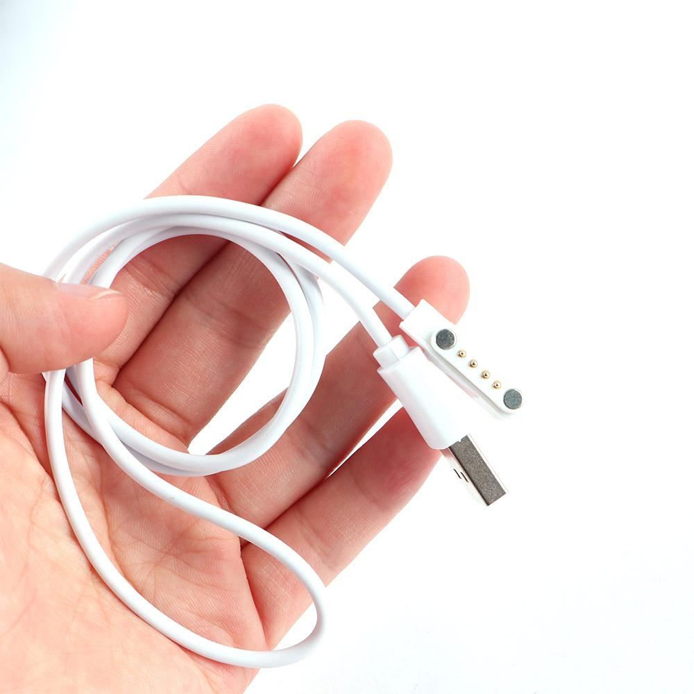 Universal 4Pin 7.62 Space USB 2.0 Magnetic Charging Cable Charger Cord Power Cables Smart Watch