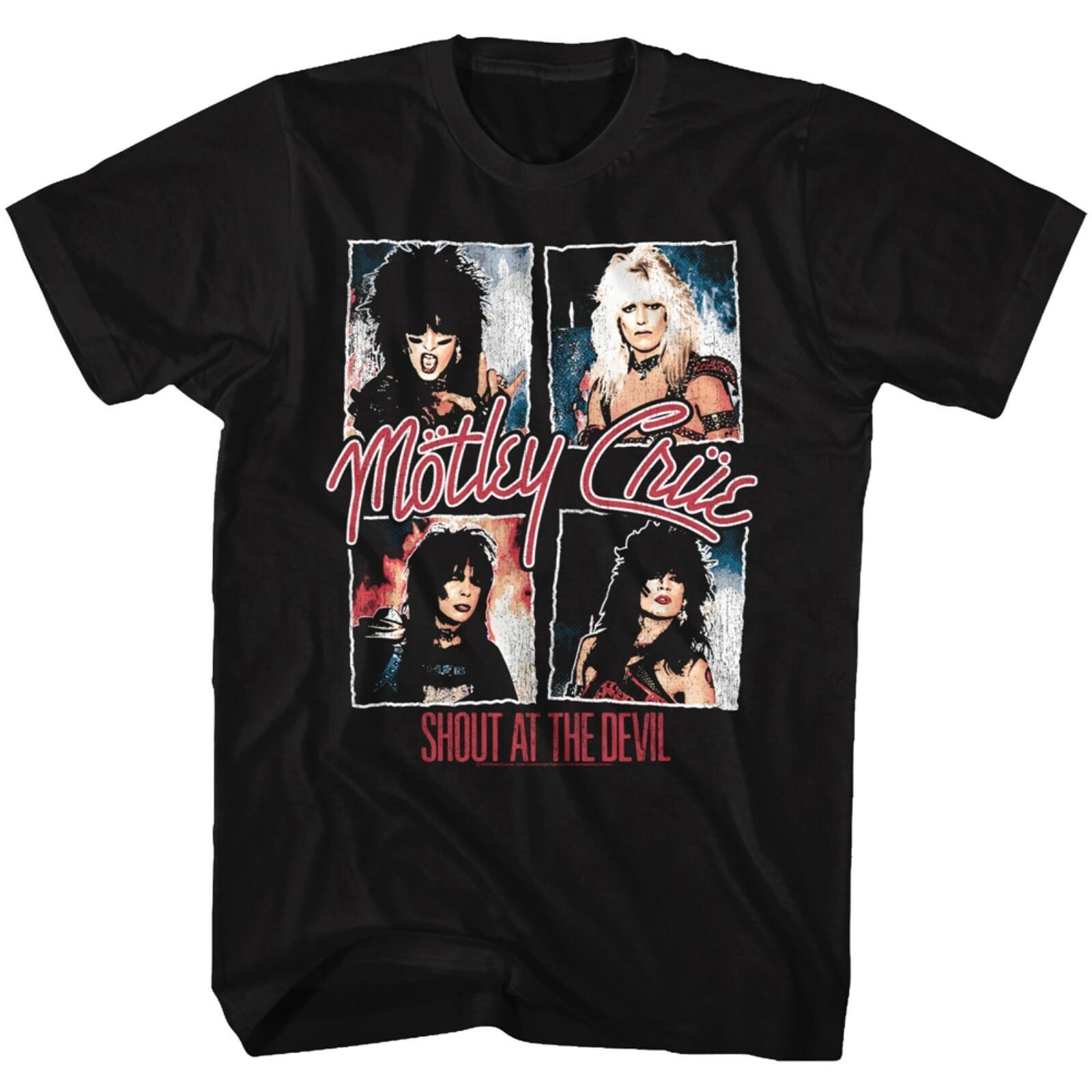 MOTLEY CRUE - SHOUT AT THE DEVIL CD COVER #2 Official SHIRT XL new S