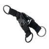 Tactical Molle Clip Buckle Nylon Belt Key Ring Keychain Holder Carabiners Hanger Buckle Hook for Outdoor Sport Hiking Climbing