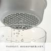 HARIO Glas-Dampfgarer für die Mikrowelle, volles Wasserfassungsvermögen 1200 ml, weiß, einfaches Kochen in der Mikrowelle, hergestellt in Japan, Beilagen, Cremesuppen, handgefertigt, XMK-120-W