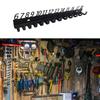 Wall Mounted Tool Storage Rack for Wrenches with Numbered Hooks