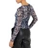 Brave Soul Womens/Ladies Tie Dye Mesh Top