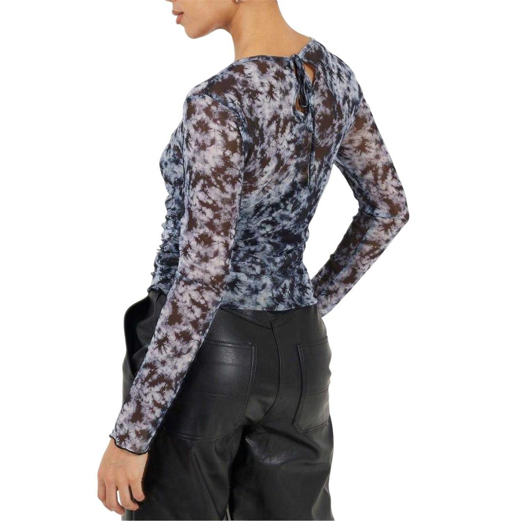 Brave Soul Womens/Ladies Tie Dye Mesh Top