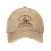 Ayellowstone National Park I Love Hiking Wanderlust Baseball Cap Distressed Washed Sun Cap Outdoor Unstructured Soft Caps Hat