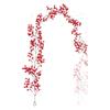 Artificial Red Berry Vine Garland Christmas Decor Holiday Party Home Wedding Styling