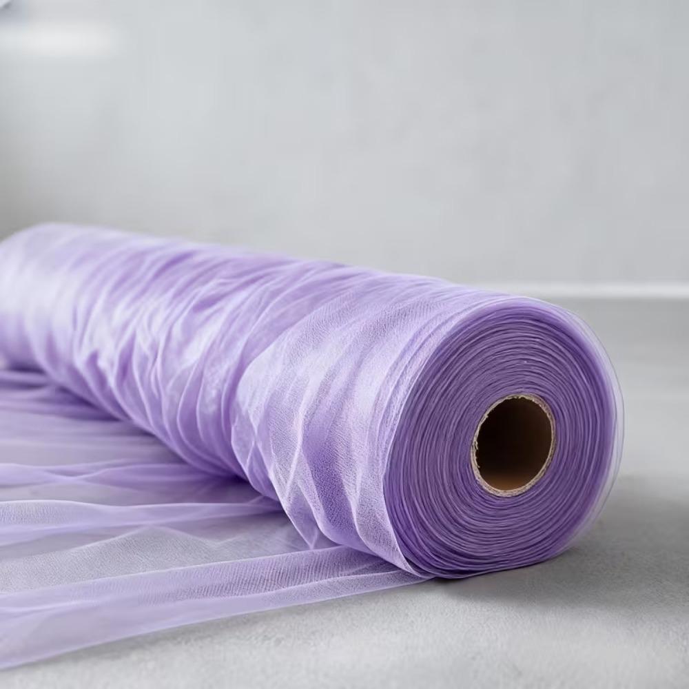 

DIY Поделки Тюлевая Сетка Лента Многоцветная Тюлевая Ткань Лента Тюлевый Рулон Катушка Ткань Свадебный Декор 15cm фиолетовый