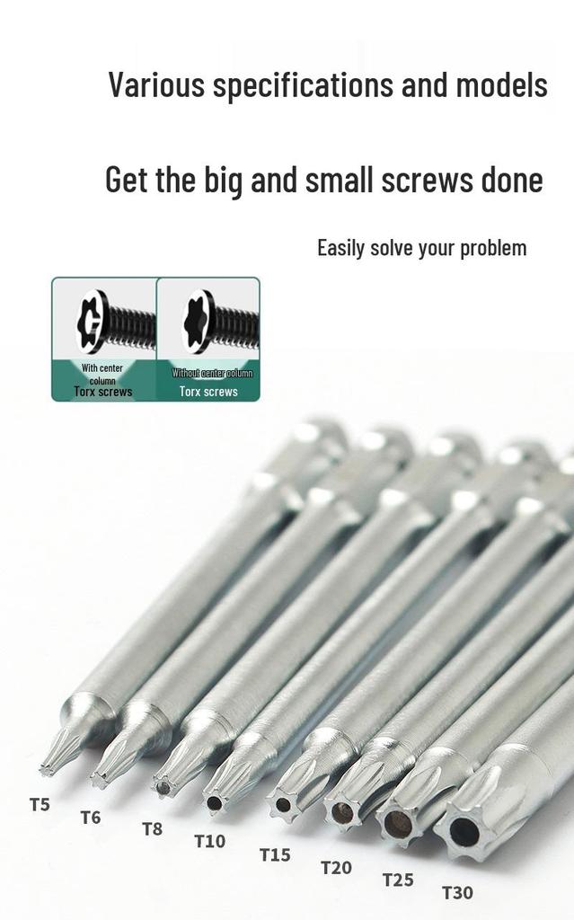 Hex Screwdriver Set for Car AC, Fender, Home, and Computer Repair