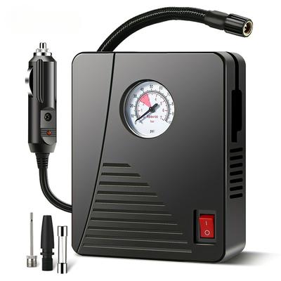 96W elektrická vzduchová pumpa do auta Mini hustilka pneumatik 12V 100PSI 35L/min Přenosný vzduchový kompresor pro automobily Motocykly Bicycle Ball