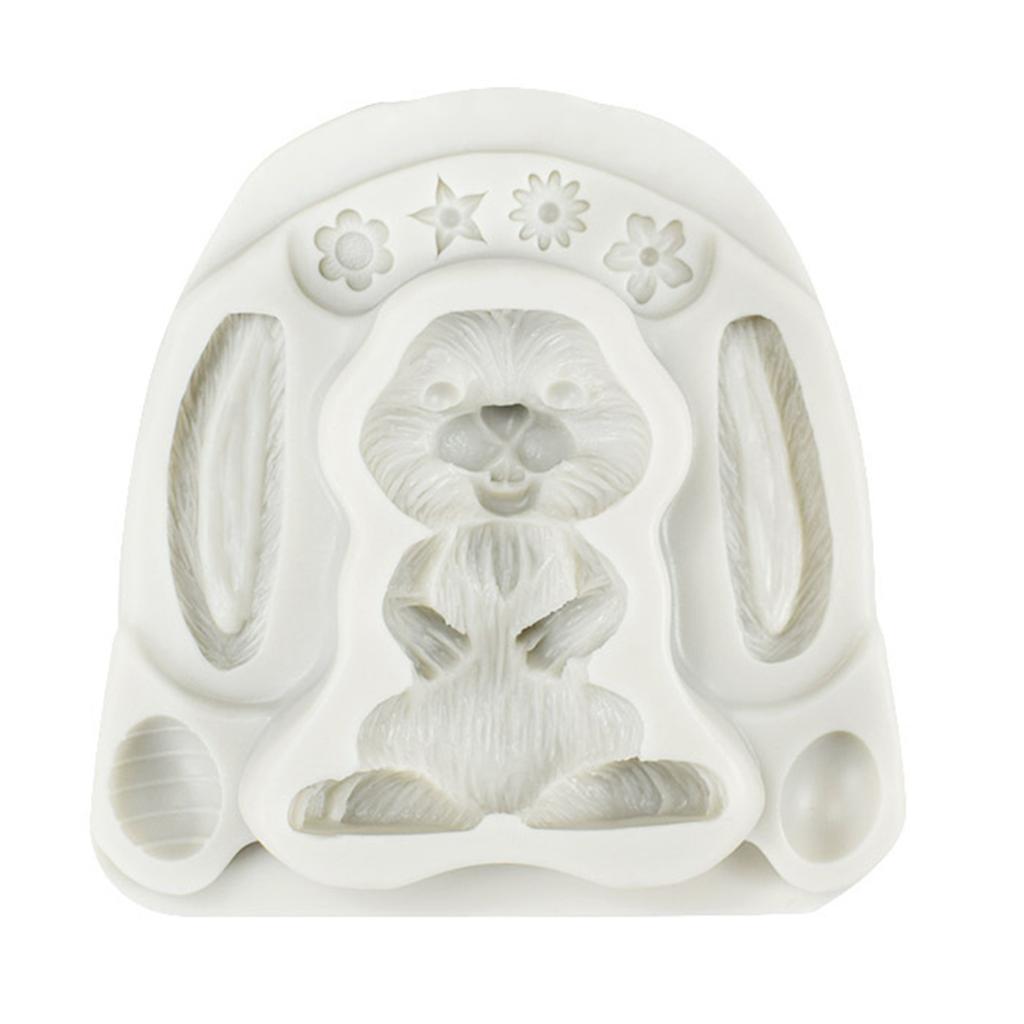Silicone Chocolate Moulds Candy Molds Candy Mould Clay Mold Eggs Rabbit Shape for DIY Handmade Making Baking Accessories