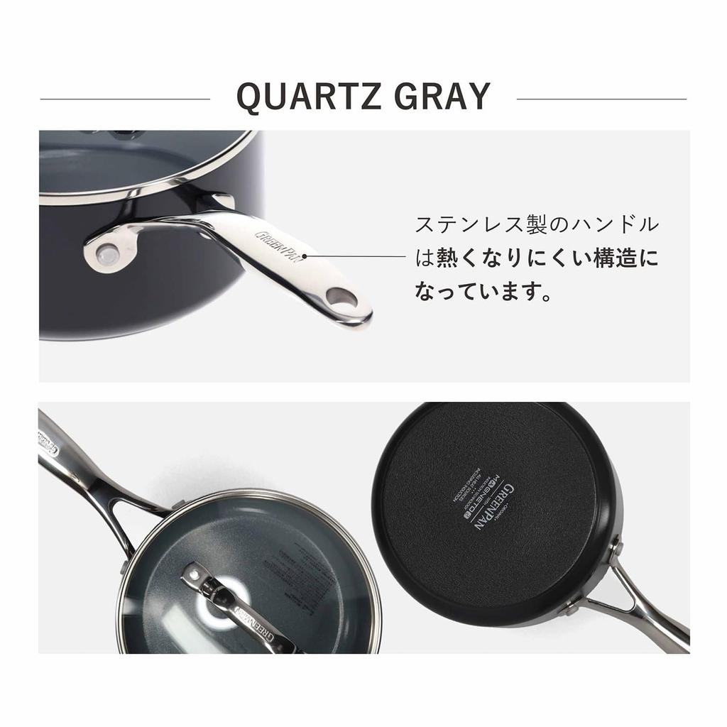 GREENPAN Venice Pro Saucepan, 18cm, Induction, Gas, and Dishwasher Safe, PFAS-Free, Non-Stick, Easy to Clean, Scratch and Impact Resistant, Ceramic Co