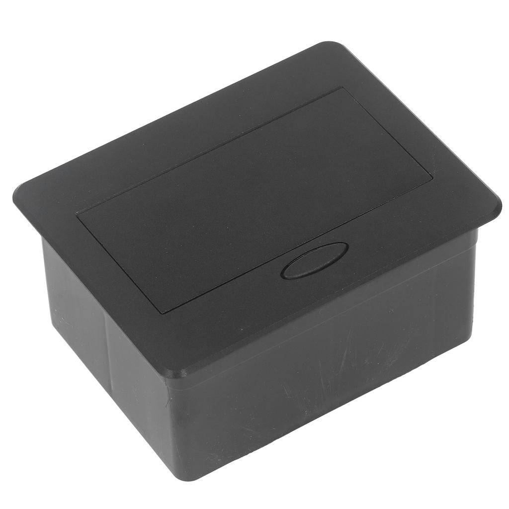 Embedded Desktop Socket with 3 Holes  Outlet Dual USB Ports Power Strip Receptacle AC110V 16A