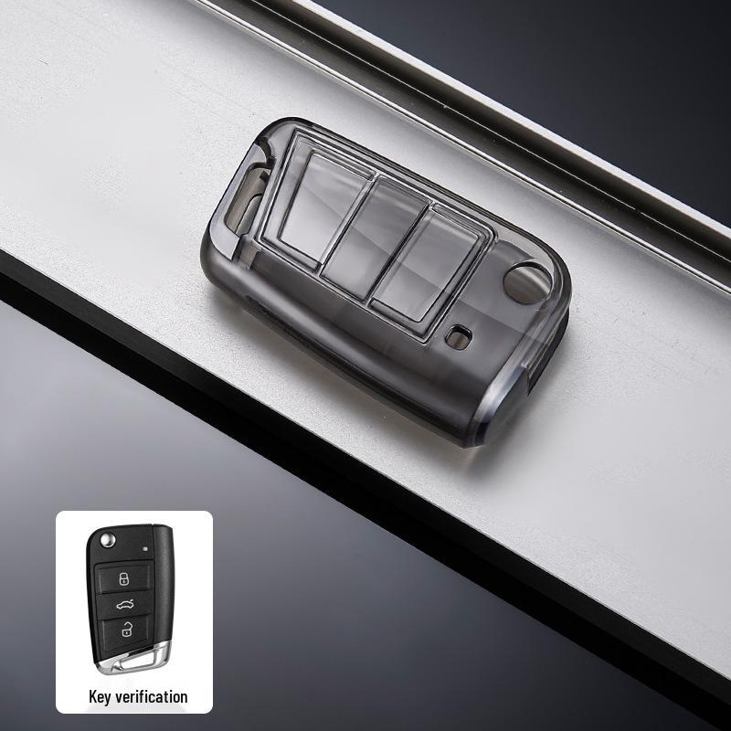 Volkswagen Autoschlüssel TPU Transparente Schutzhülle - Verschleißfest & Sturzsicher