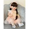Soft Reborn Baby Doll Realistic Mini Baby Reborn Child With Hair Entity Doll for Girl Toddler Birthday Gift Toy