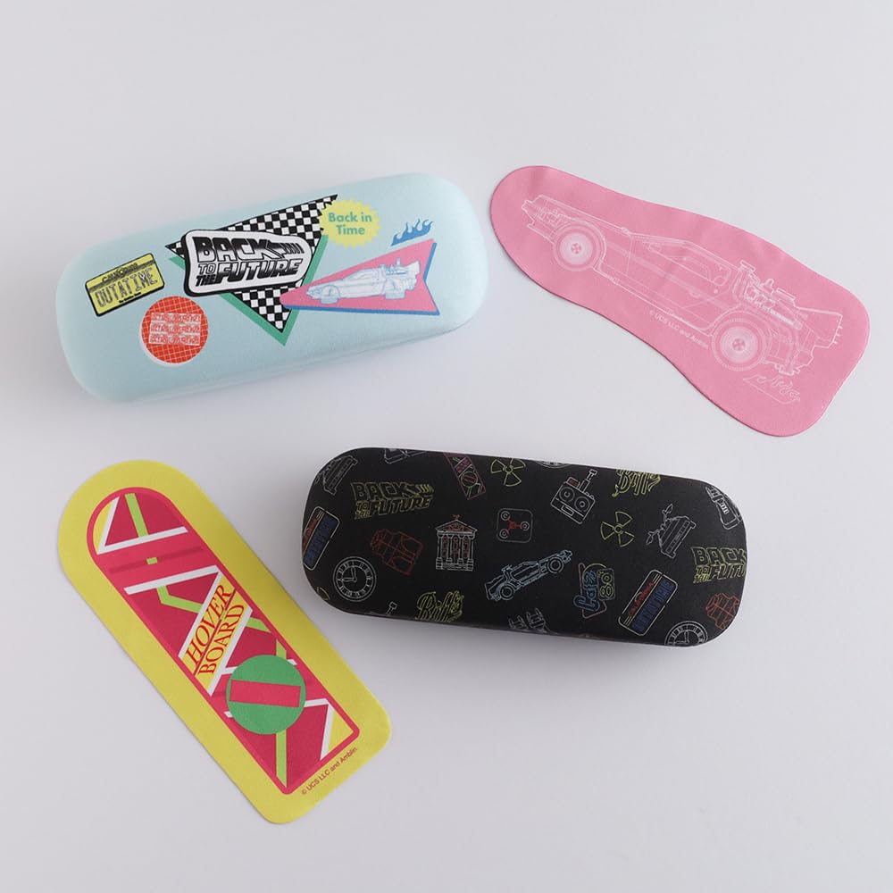 Overglad Back to the Future Eyeglass Case & Cloth Set, Mint, BFF-012
