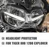 For Tiger 800 1200 Explorer 1215 XCA XCX XRT XRX 2011-2015 2016 2017 Motorcycle Headlight Protector Guard Cover New Accessories.