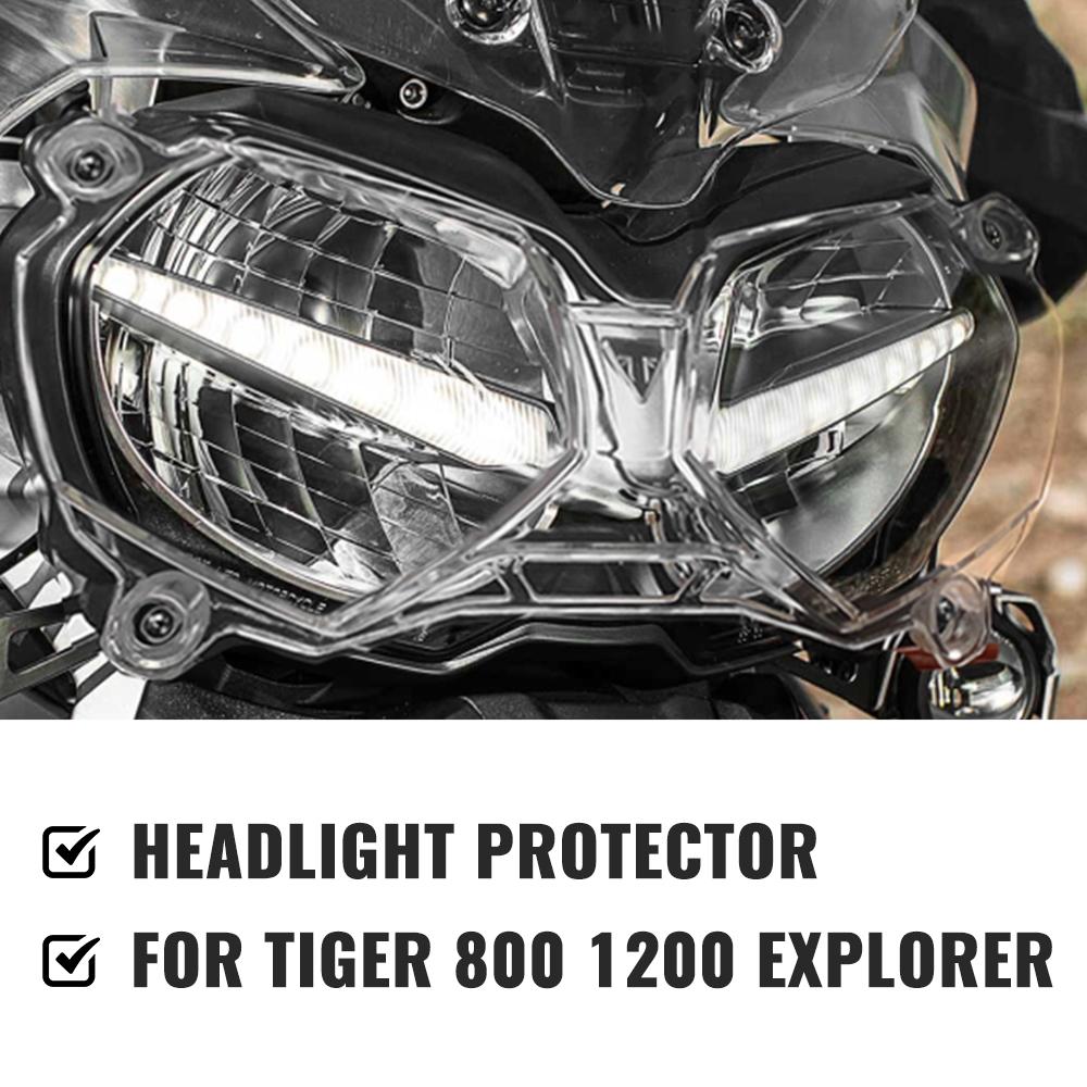 For Tiger 800 1200 Explorer 1215 XCA XCX XRT XRX 2011-2015 2016 2017 Motorcycle Headlight Protector Guard Cover New Accessories.