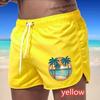 BBK-84 Summer New Men's Quick-Drying Swim Trunks Sports Pants Swimwear Beach Shorts Jogging Shorts Sports Creative Basketball Print