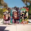 Jujutsu Kaisen Anime Mikrofaser Bedrucktes Strandtuch Bergsteigen Yoga Strand Schwimmen Laufen Saugfähiges Weiches Handtuch