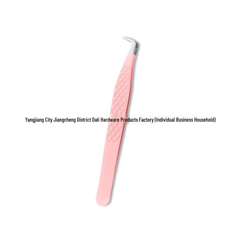 Precision Fiber Tip Eyelash Tweezers for Detailed Grafting and Blooming