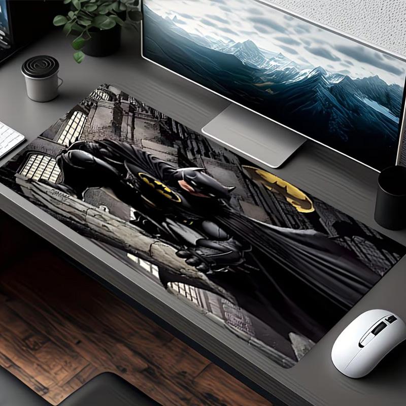 Batman Print Mouse Pad, for Keyboard Pad Laptop PC Mat for Office Home Use, Desk Decor, Perfect Birthday Gift for Gamers